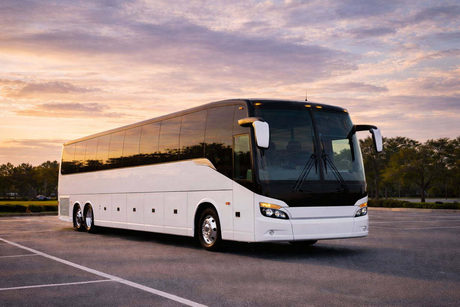 Charter bus rental in Vista, CA